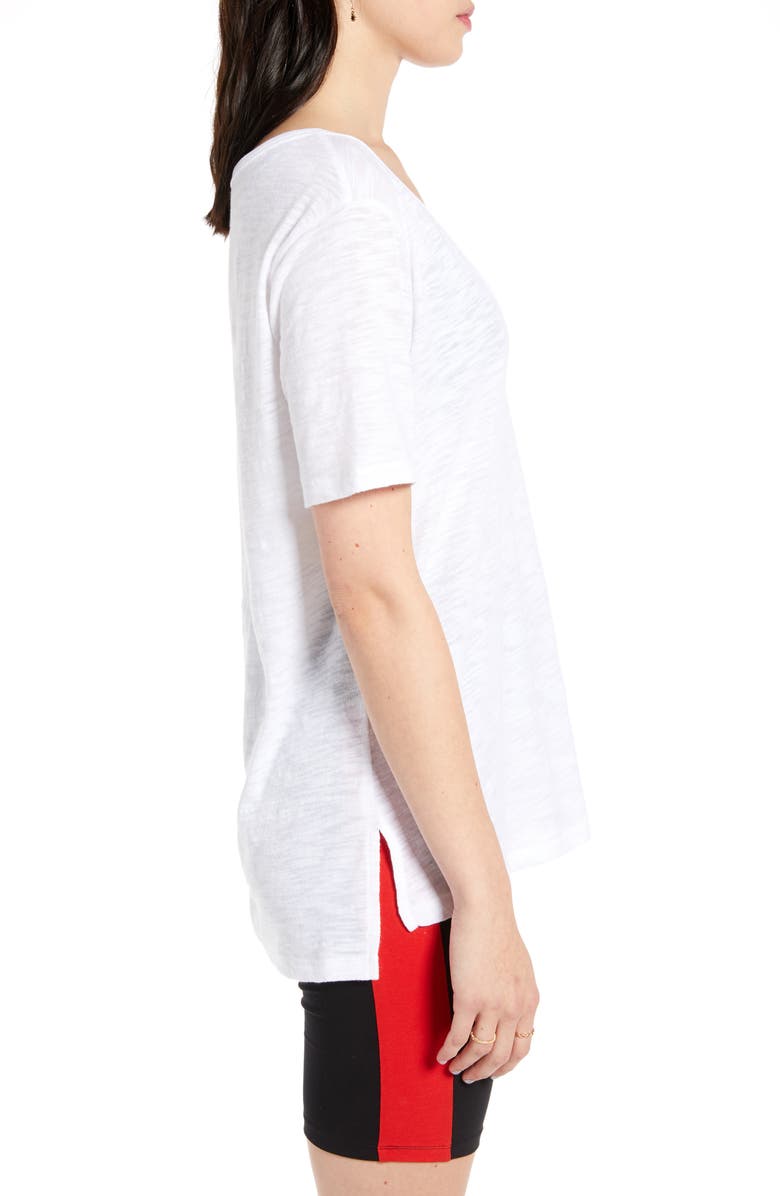 BP. x Claudia Sulewski U-Neck Tee, Alternate, color,