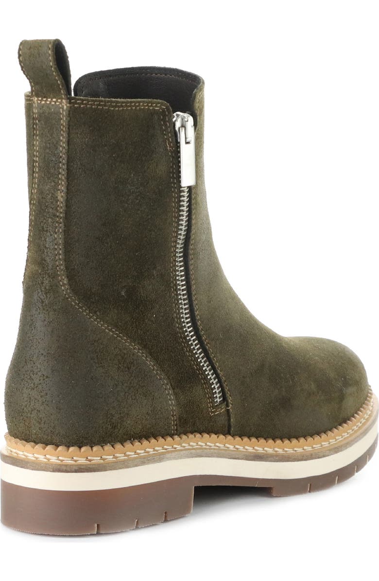 Bos. & Co. Among Waterproof Lug Sole Bootie, Alternate, color, Olive