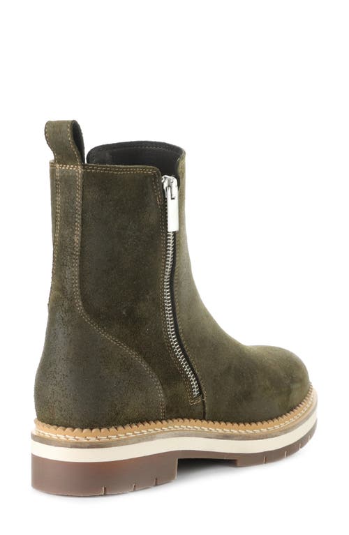 Bos. & Co. Among Waterproof Lug Sole Bootie In Green