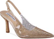 LADY COUTURE Clear Rhinestone Slingback Pump