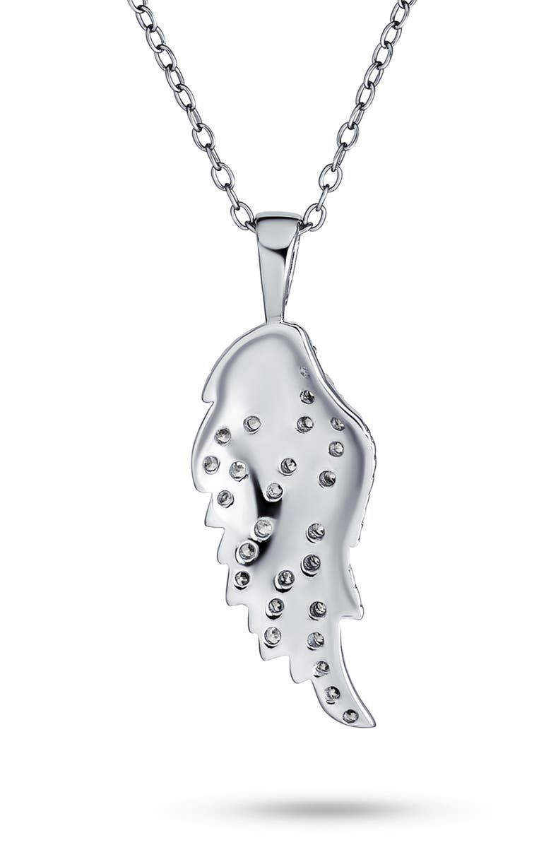 BLING JEWELRY Guardian Angel Wing Necklace, Alternate, color,