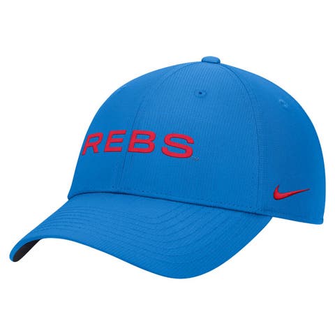 Men's Nike Blue Ole Miss Rebels 2026 Sideline Ripstop Dri-FIT Adjustable Hat