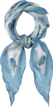 Lauren Ralph Lauren Watercolor Floral Silk Scarf