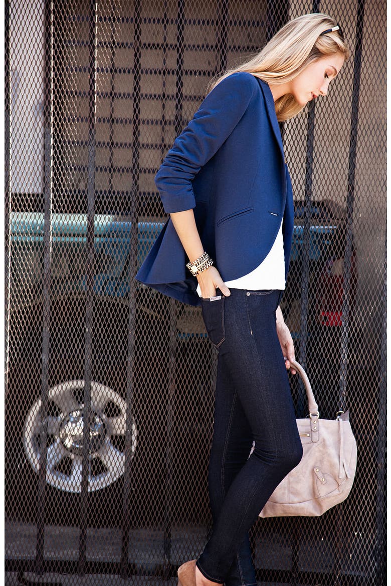 'Nico' Mid Rise Super Skinny Jeans, Alternate, color, CHELSEA