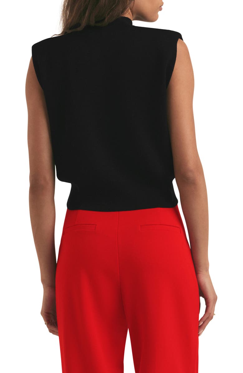 Favorite Daughter The Whitney Sleeveless Knit Crop Top, Alternate, color, Black