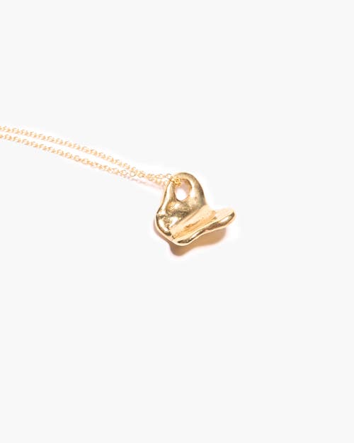 Odette New York Papillon Necklace In Brass