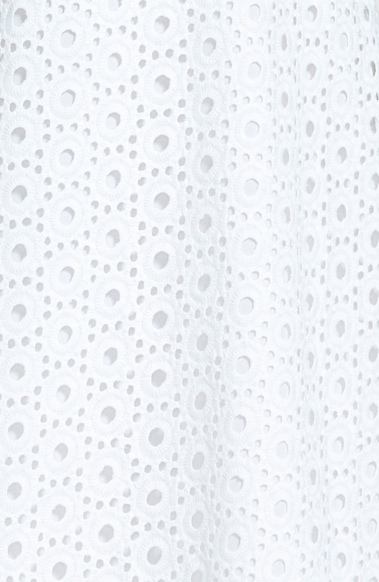 Halogen<sup>®</sup> Eyelet Pleat Front Skirt, Alternate, color, 