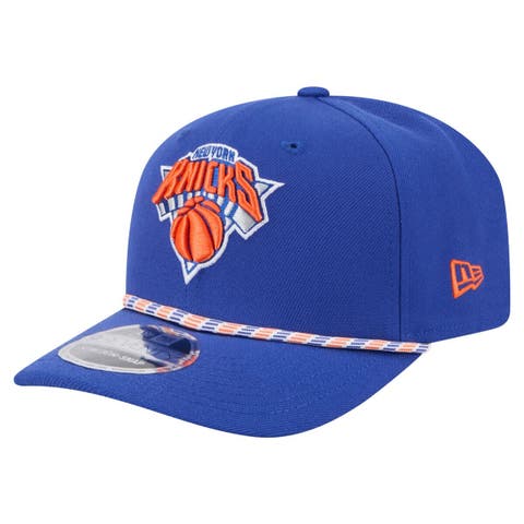 Men's New Era Blue New York Knicks Rope 9SEVENTY Adjustable Hat