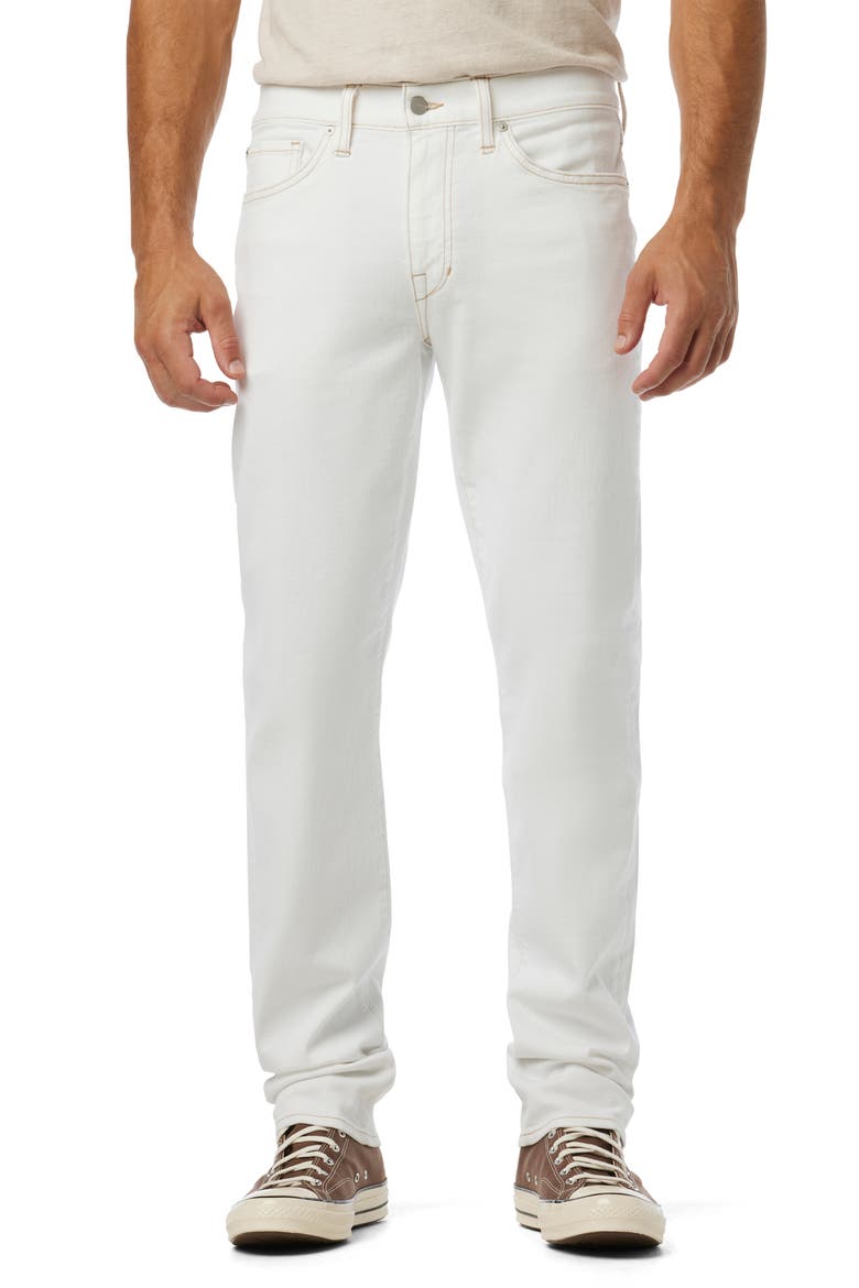 The Brixton Slim Straight Leg Jeans, Main, color, CLEAN WHITE