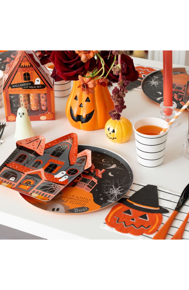 Daydream Society Trick or Treat Street Hallowen Haunted House Hill Plates - 2 Size Options, Alternate, color, 