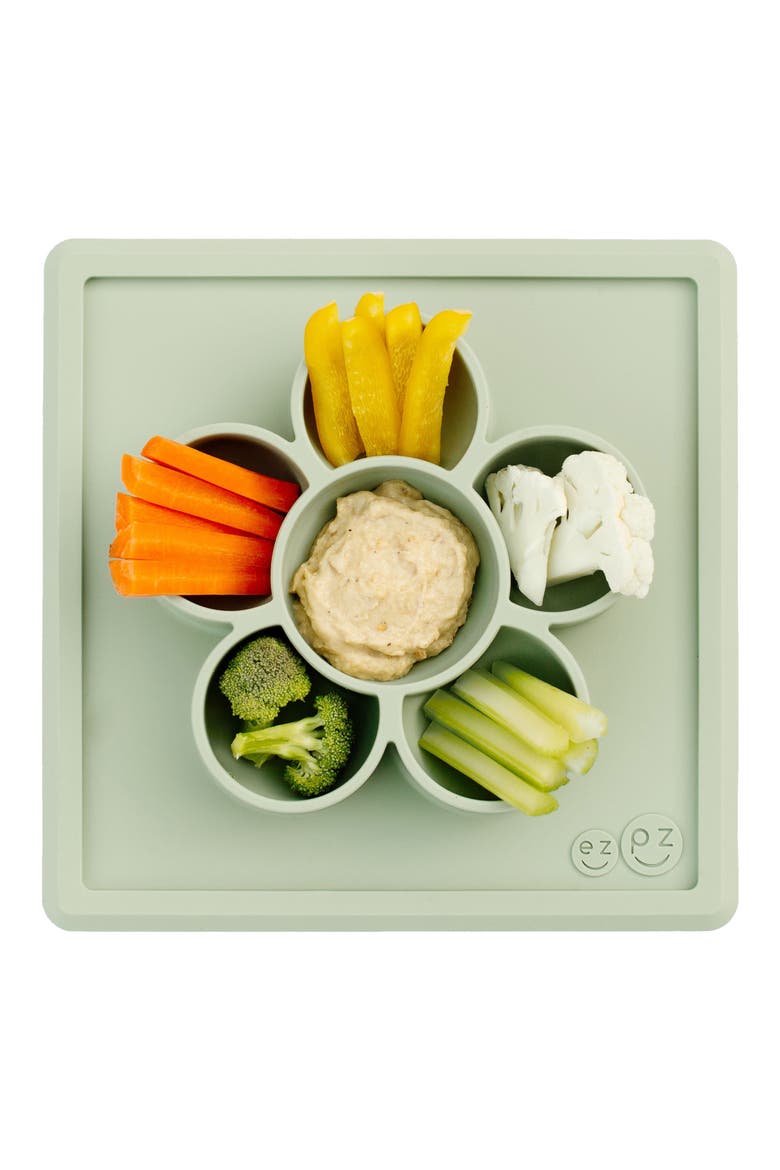 Mini Silicone Play Mat, Alternate, color, SAGE