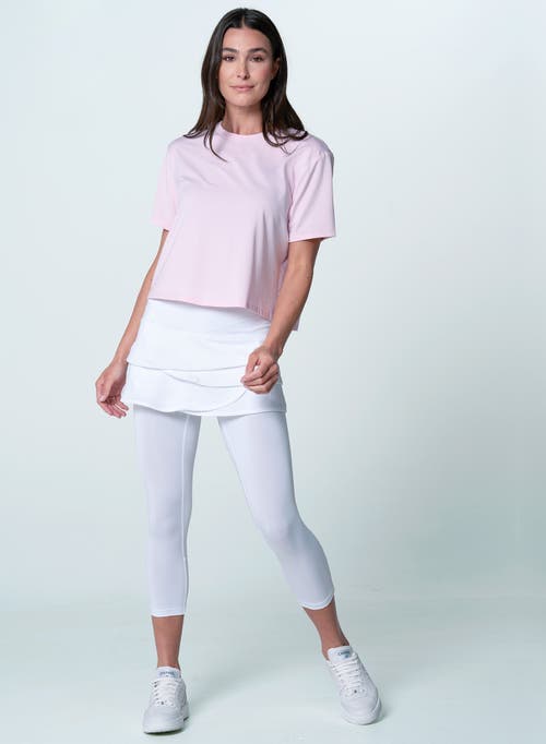 Lucky In Love Power Box Tee In Purple