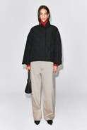 COS Shawl-Collar Quilted Jacket