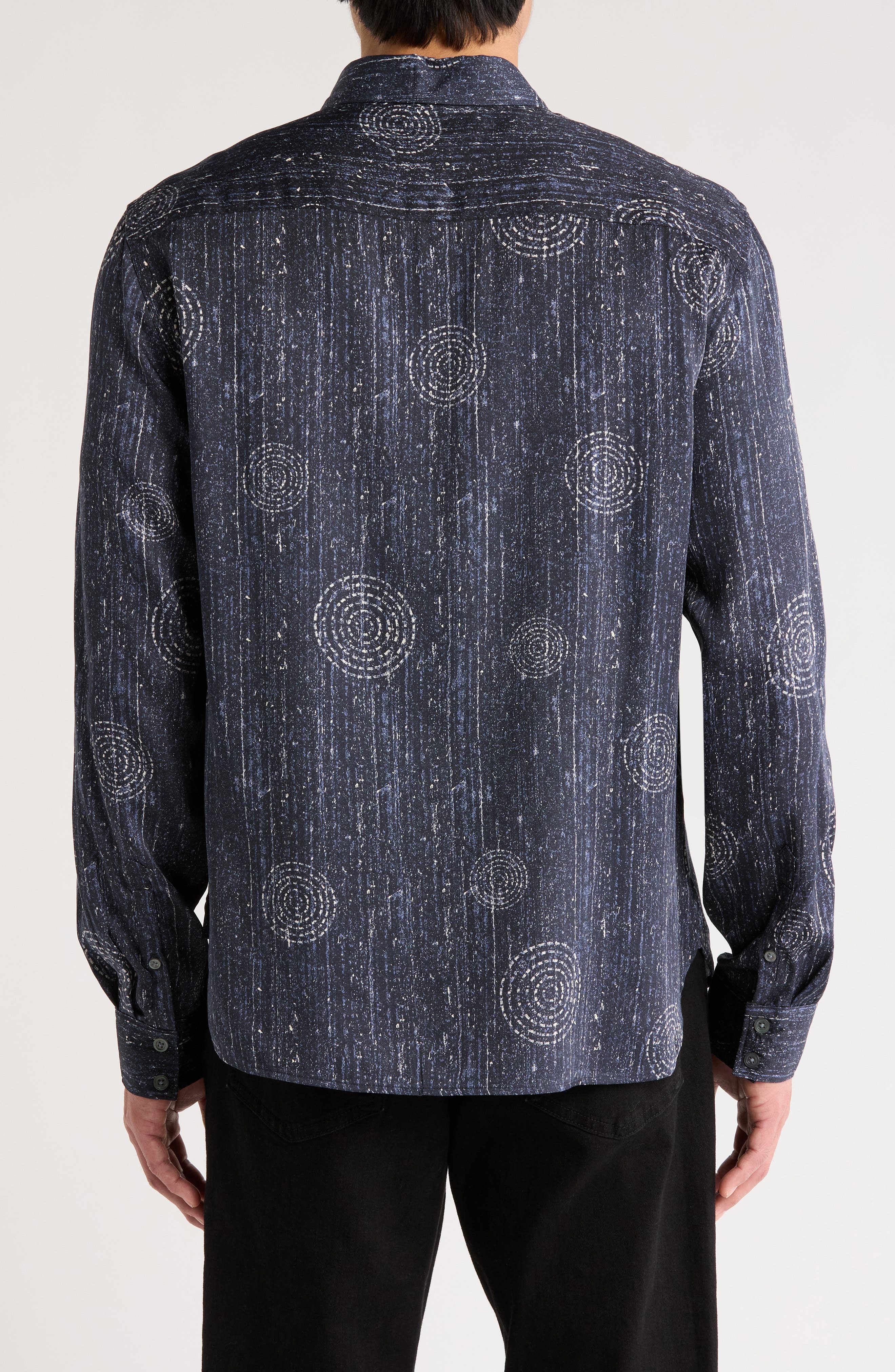 Luc Pattern Button-Up Shirt - image 2