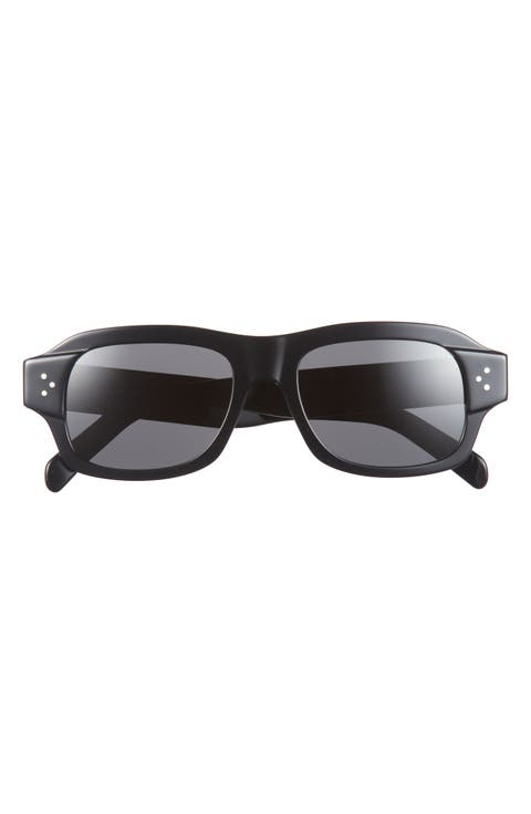 3 Dots 53mm Rectangular Sunglasses