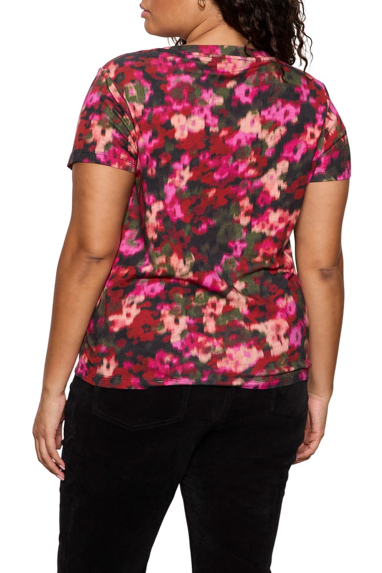 The Perfect T-Shirt, Alternate, color, BERRY GLOW RED