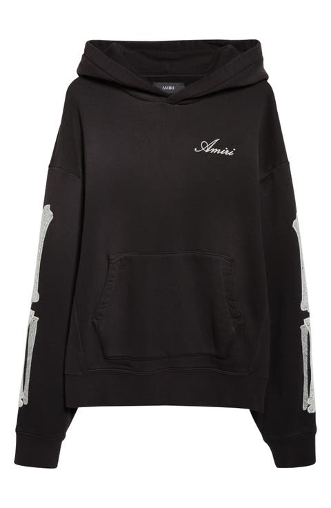 Bones Oversize Cotton French Terry Hoodie