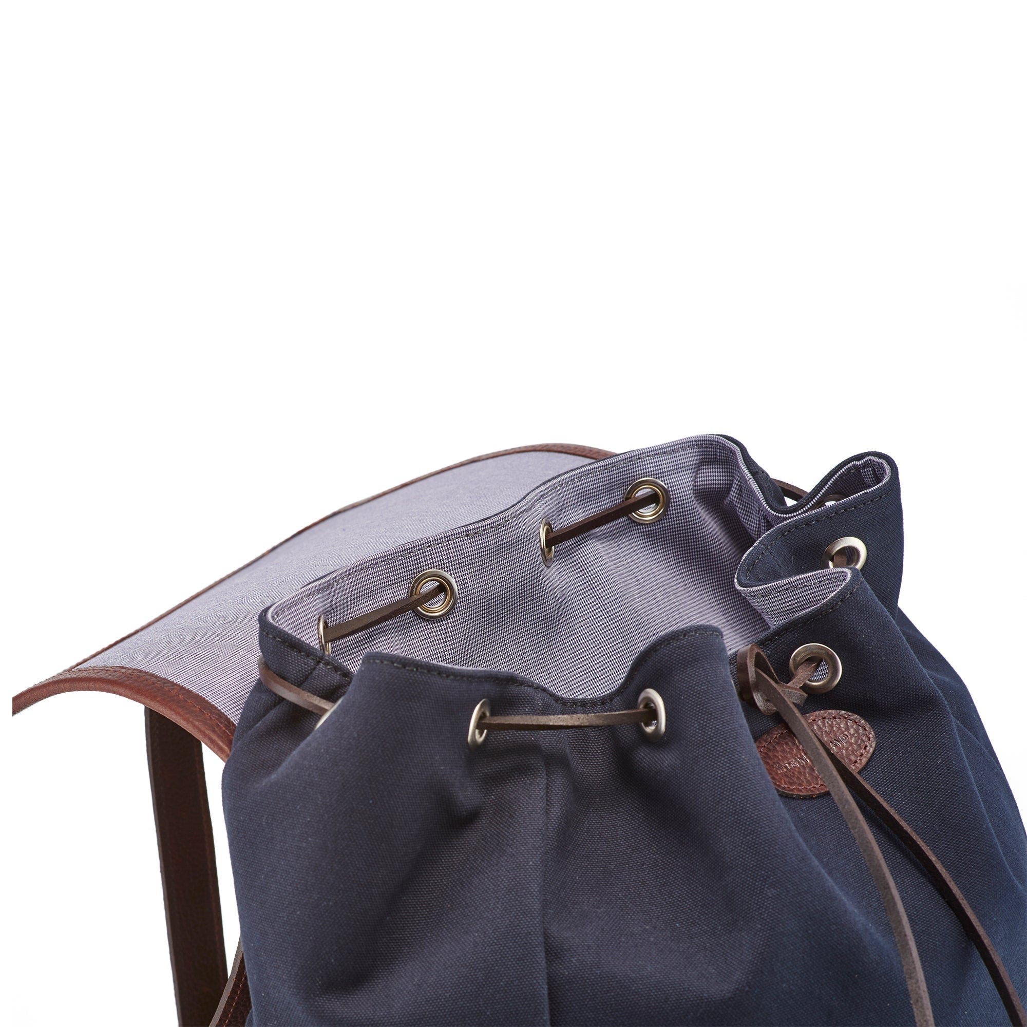 Prince of Scots Wanderlust Cotswold Canvas Backpack, Alternate, color, Classic Navy