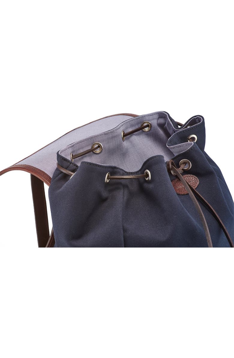 Prince of Scots Wanderlust Cotswold Canvas Backpack, Alternate, color, Classic Navy