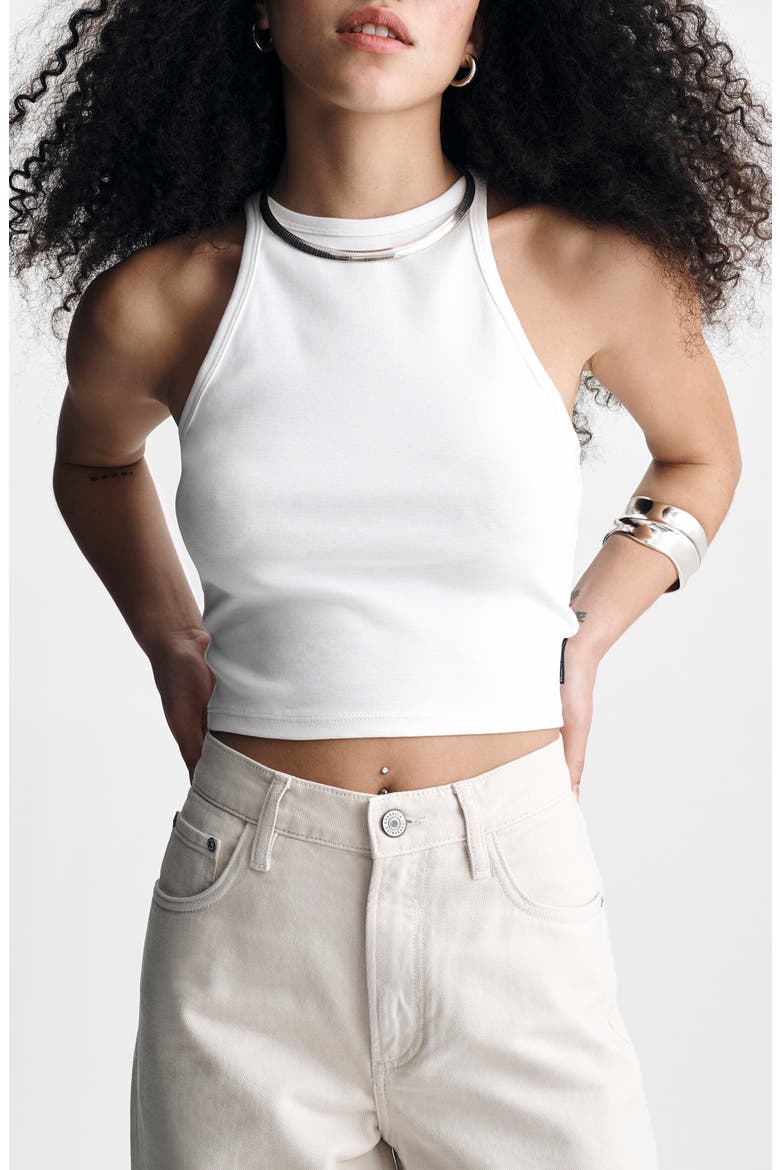 Solid Rib Tank, Main, color, WHITE