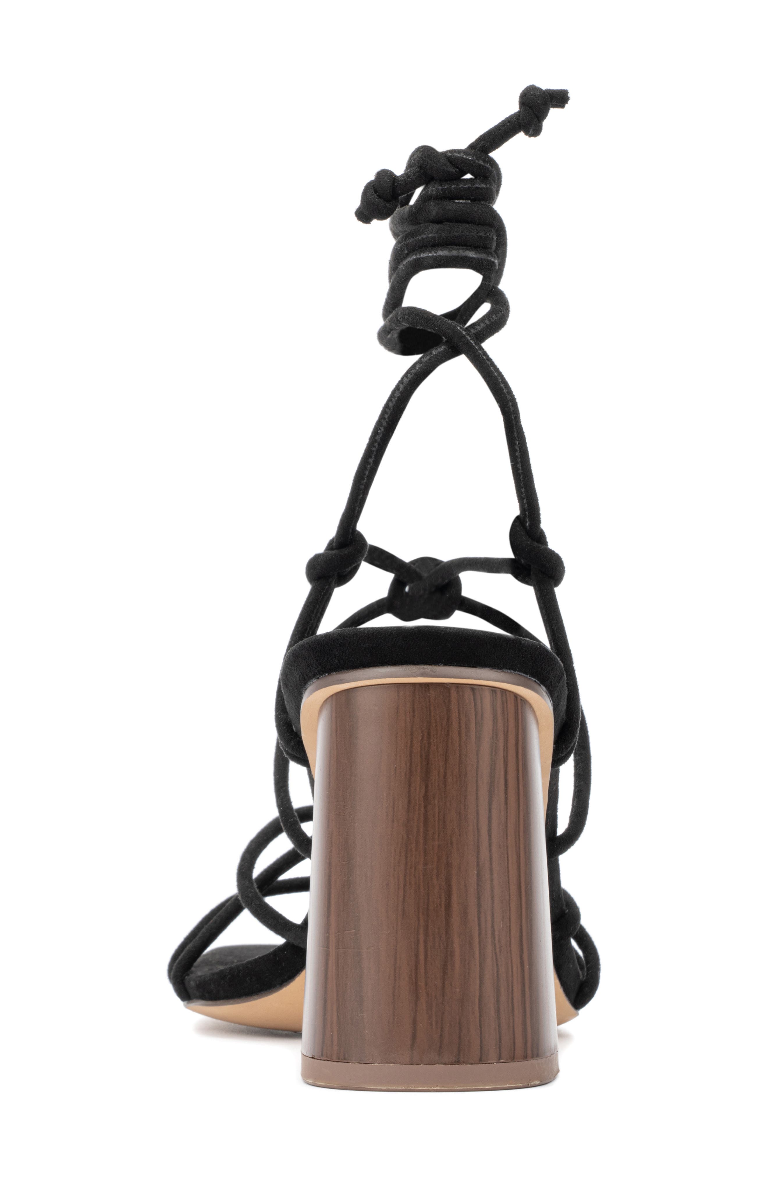 NEW YORK AND COMPANY Bailey Heeled Sandal, Alternate, color, Black