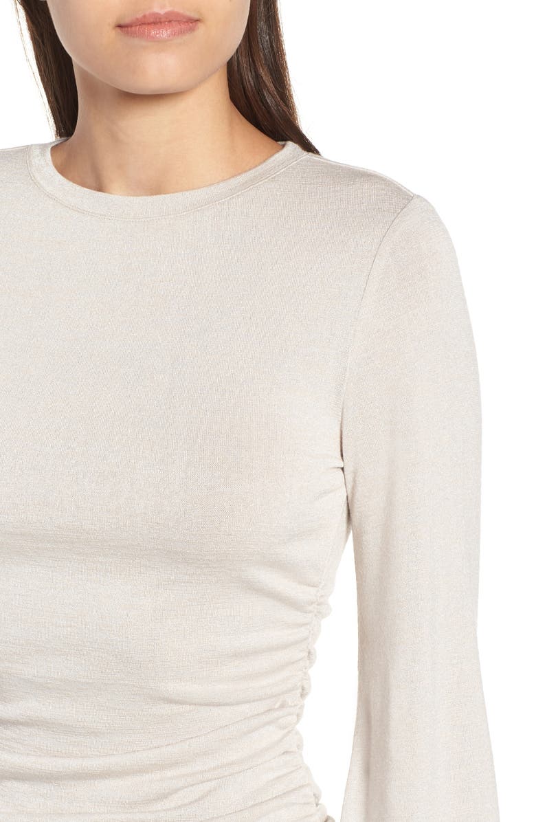 Leith Flare Sleeve Cinch Top, Alternate, color,