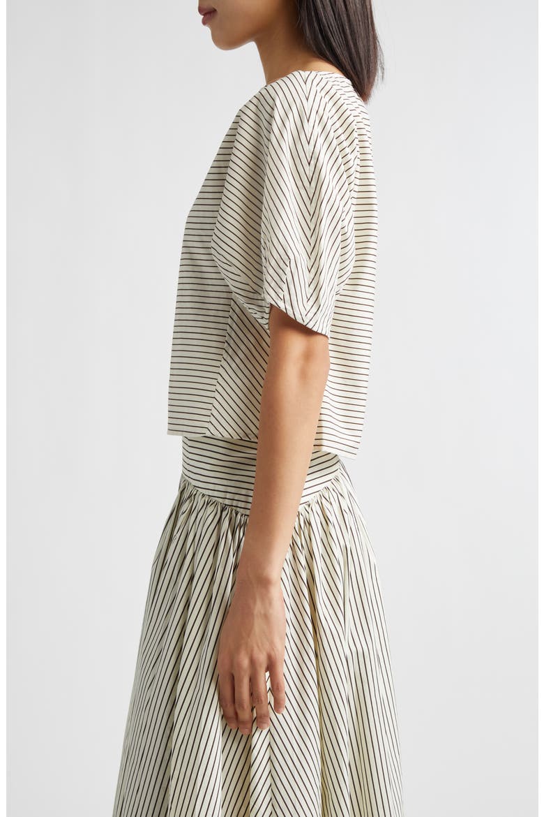 STAUD Didi Stripe Top (Women)