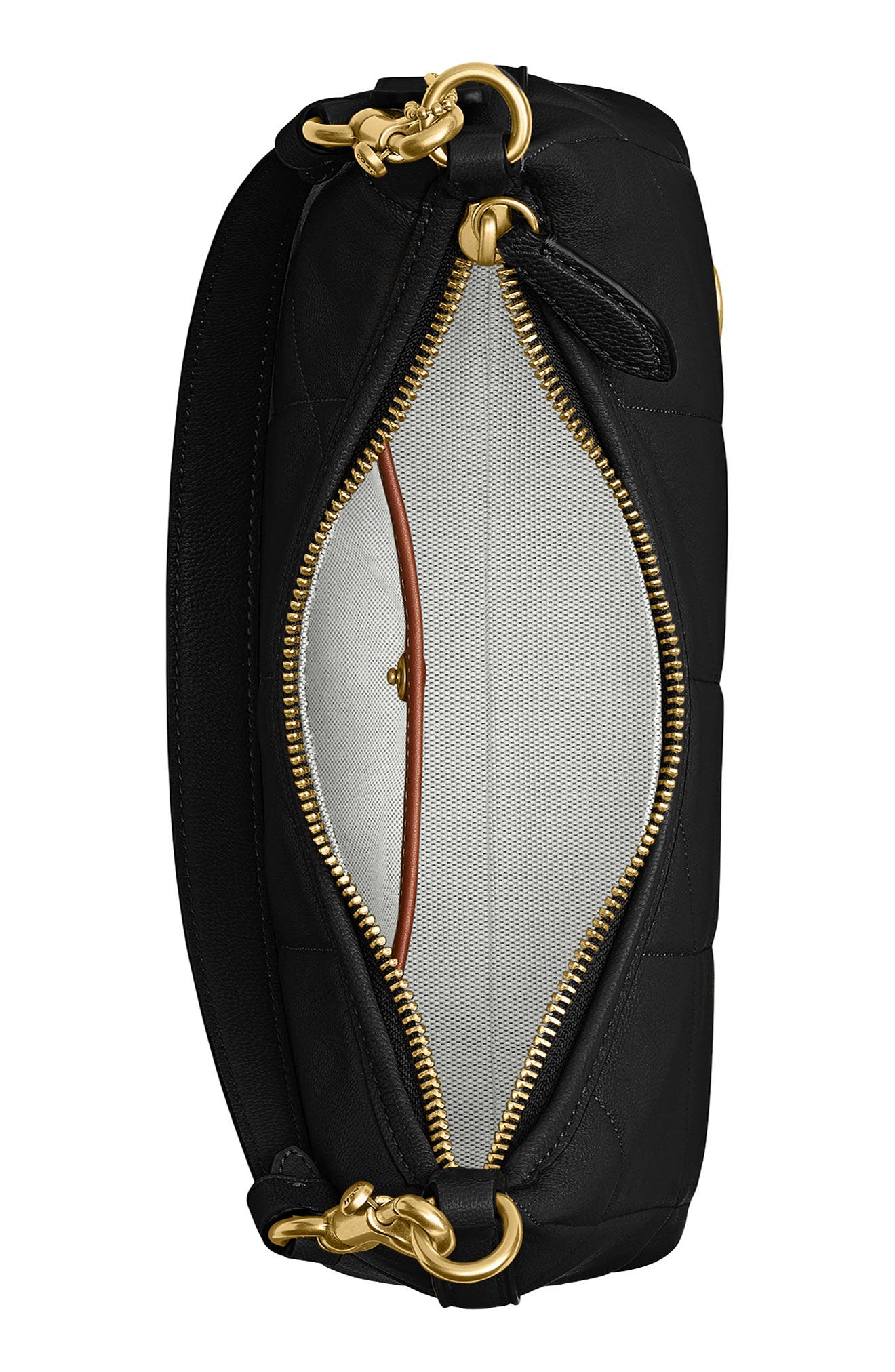 COACH Juliet Shoulder Bag 25 with Quilting, Alternate, color, B4/ Black