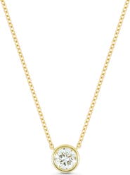 Bony Levy Monaco Diamond Solitaire Pendant Necklace (Online Trunk Show)