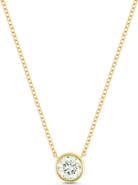 Bony Levy Monaco Diamond Solitaire Pendant Necklace (Online Trunk Show)