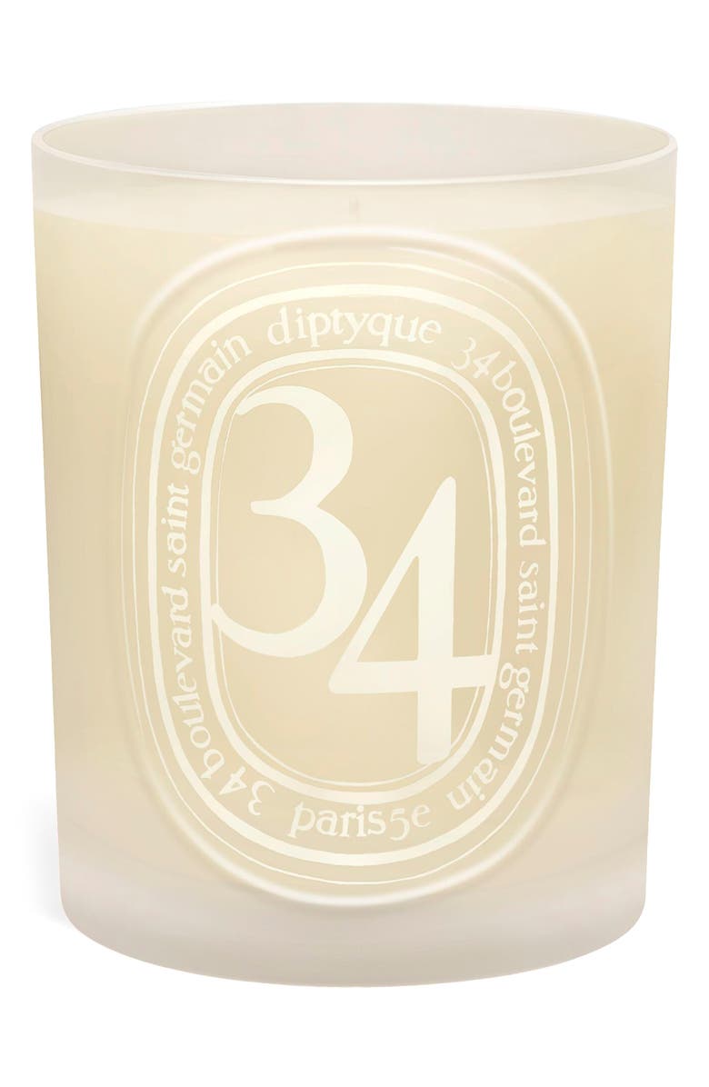 Diptyque 34 Boulevard Saint Germain Medium Candle, Main, color, 