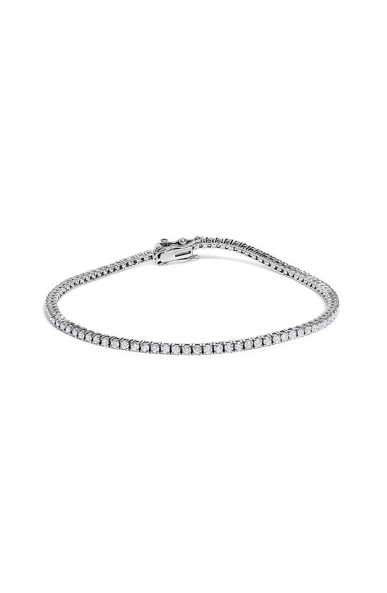 Haus of Brilliance 14K White Gold Classic 1 1/2 Cttw Diamond Tennis Bracelet, Main, color, White Gold