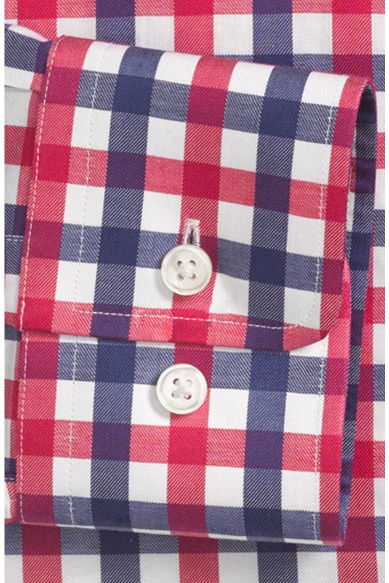 HUGO BOSS 'Miles' Sharp Fit Dress Shirt, Alternate, color, BERRY