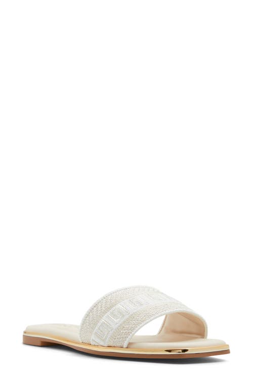 Aldo Oceania Slide Sandal In Other Beige