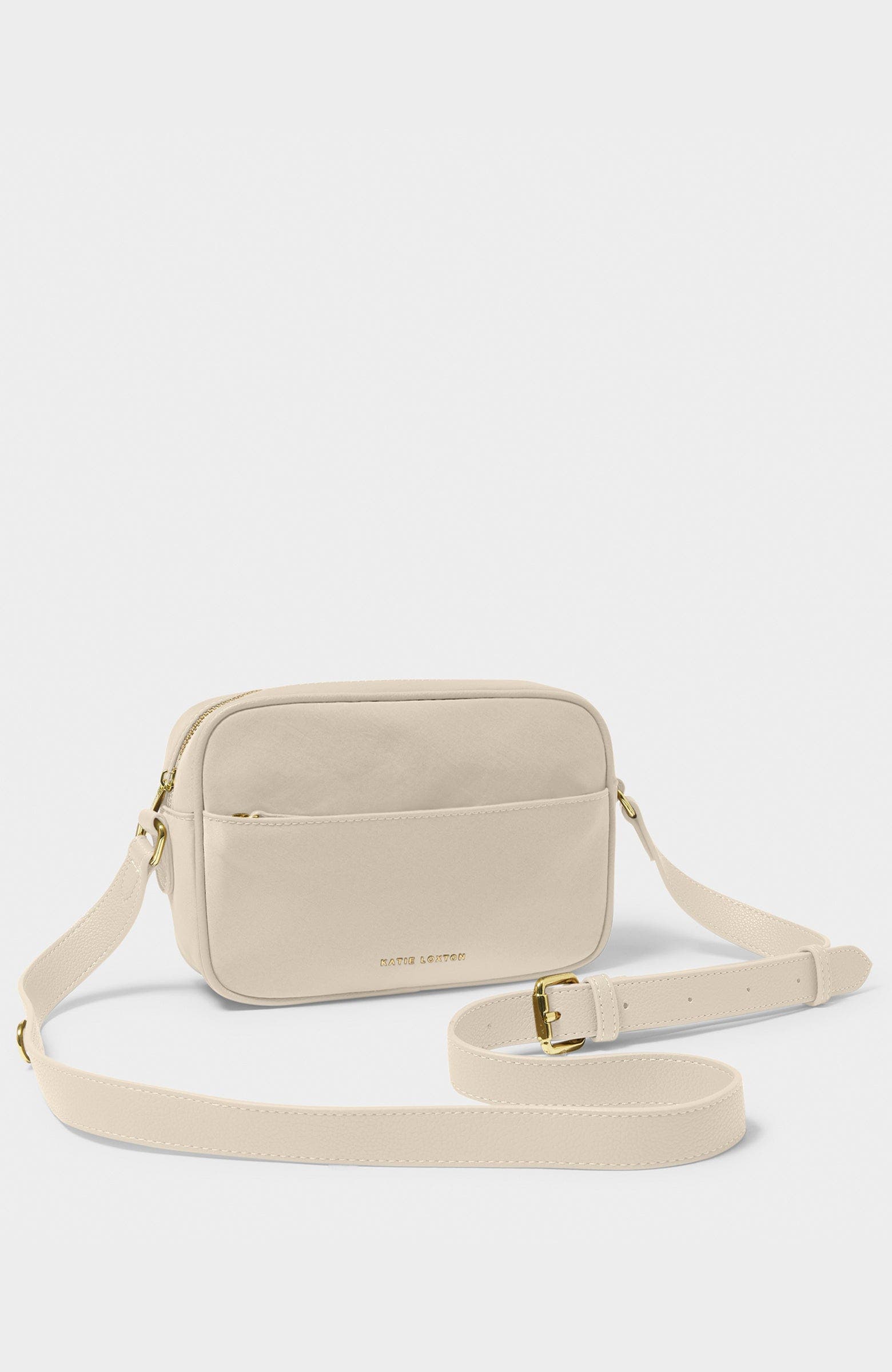 Nylon-luxe Crossbody Bag, Alternate, color, Chalk