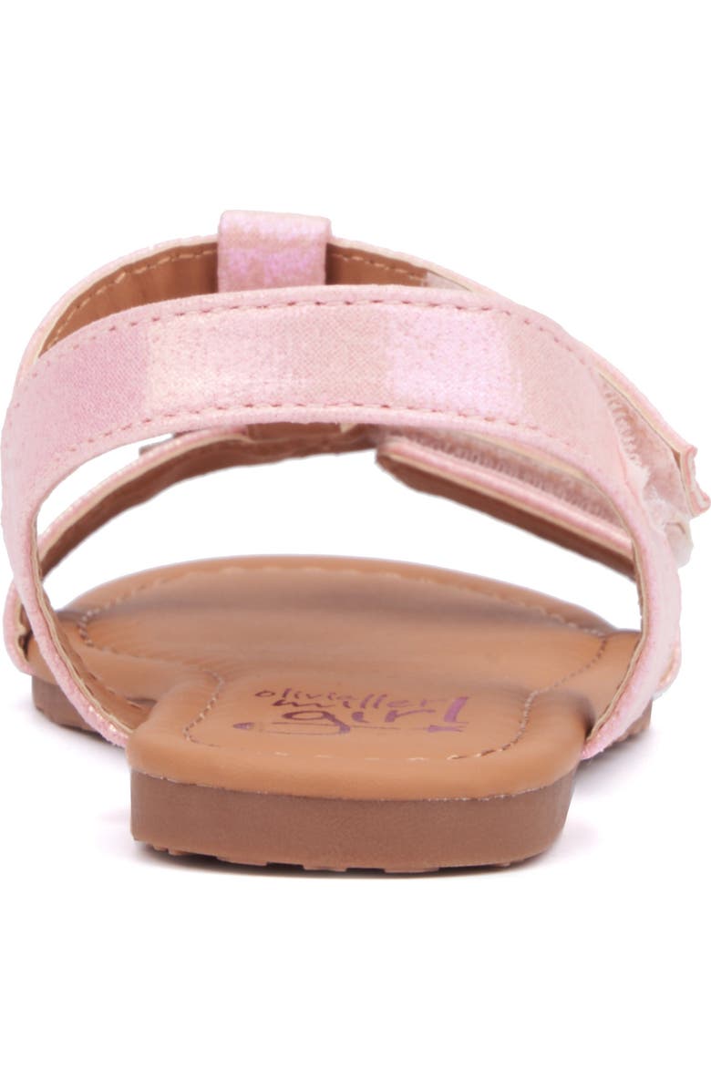 OLIVIA MILLER Kids' Butterfly Ankle Strap Sandal, Alternate, color,