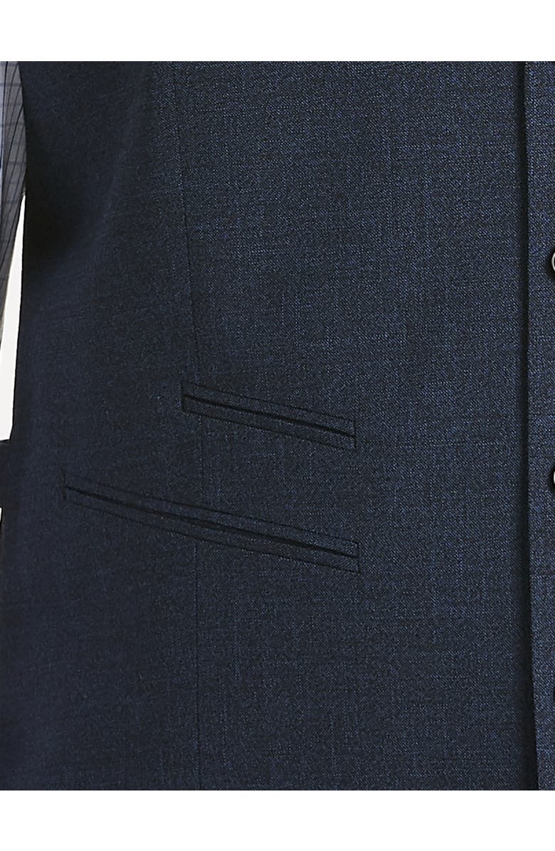 Synrgy by DXL Performance Mélange Suit Vest, Alternate, color, Blue