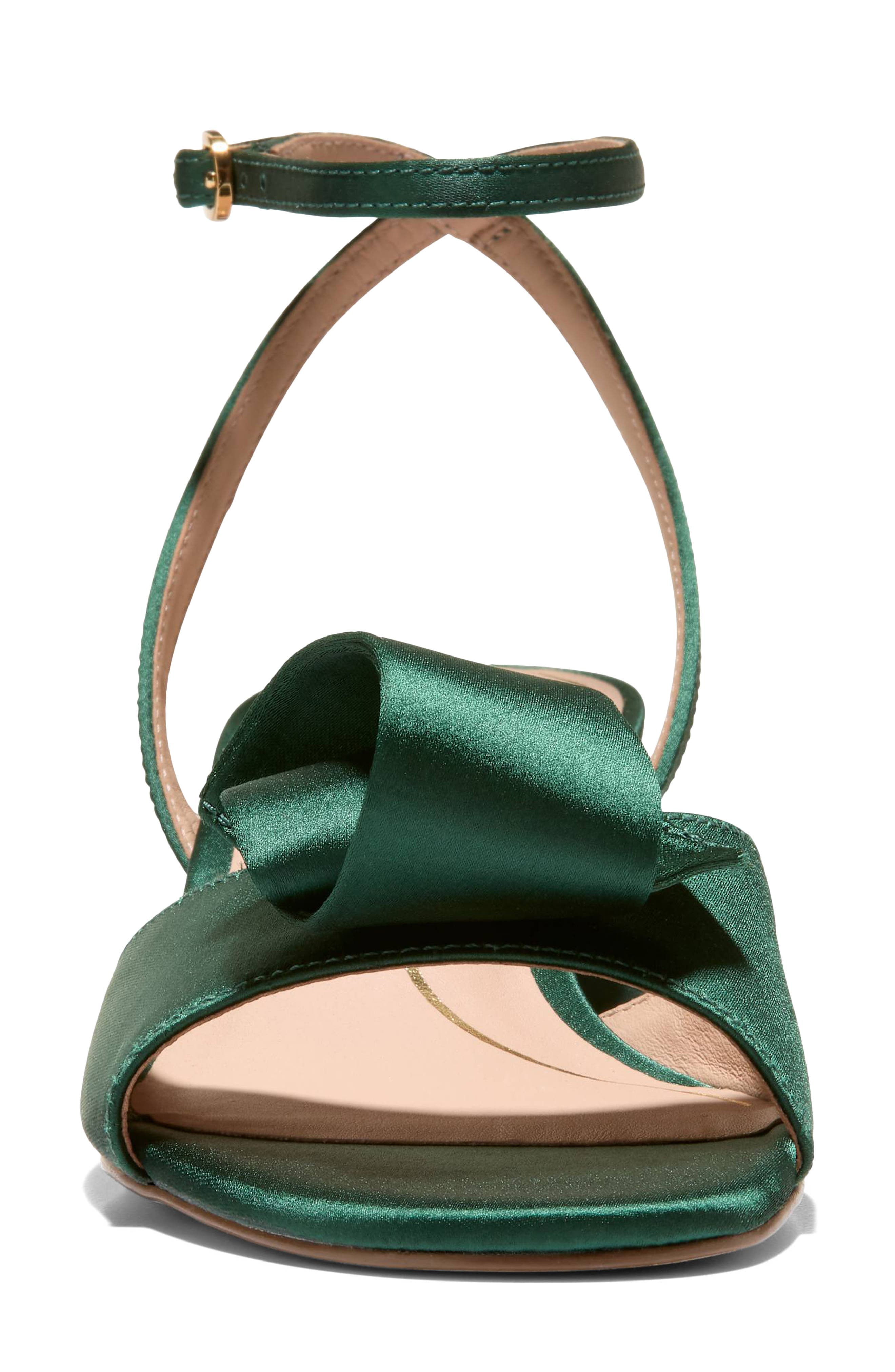 Fanya Florette Sandal, Alternate, color, RAINFOREST SATIN