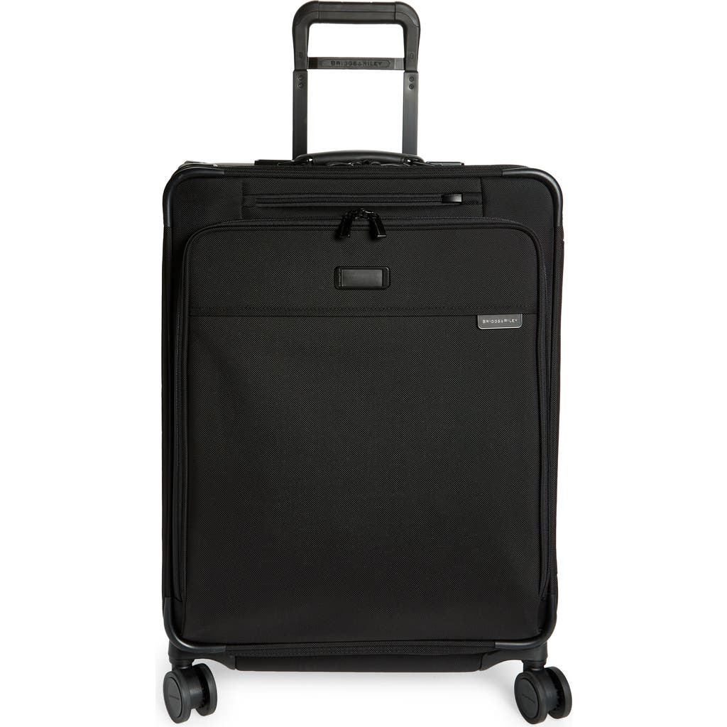 Briggs & Riley Baseline 26-inch Medium Expandable Spinner Suitcase In Black
