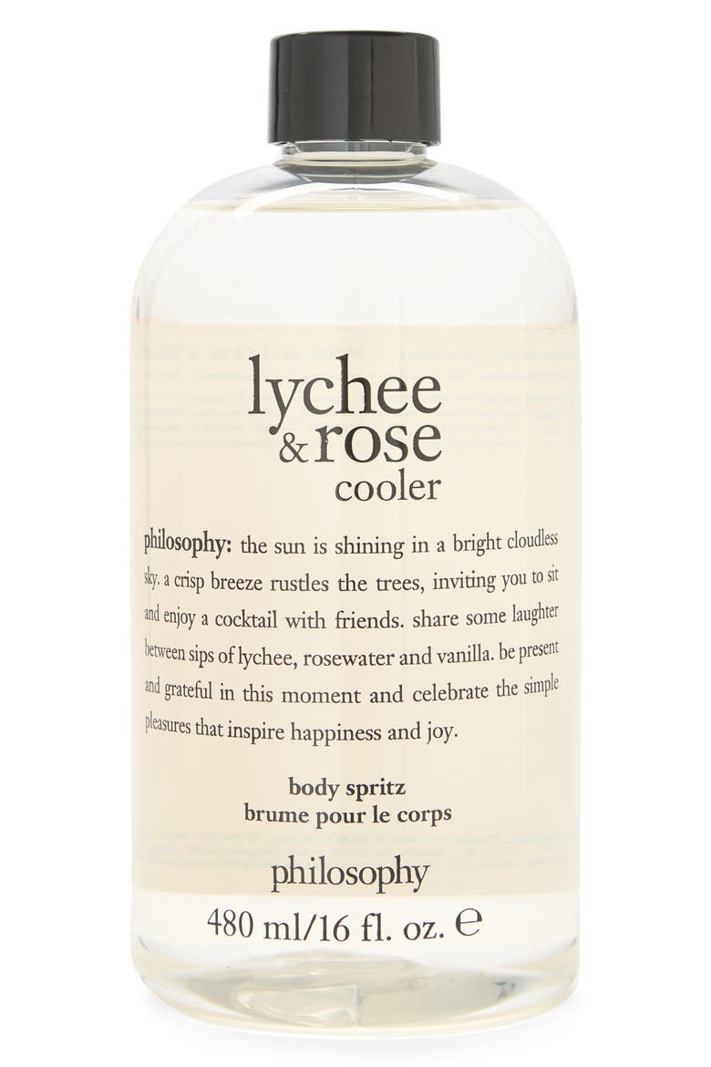Lychee and Rose Body Spritz, Main, color, NO COLOR