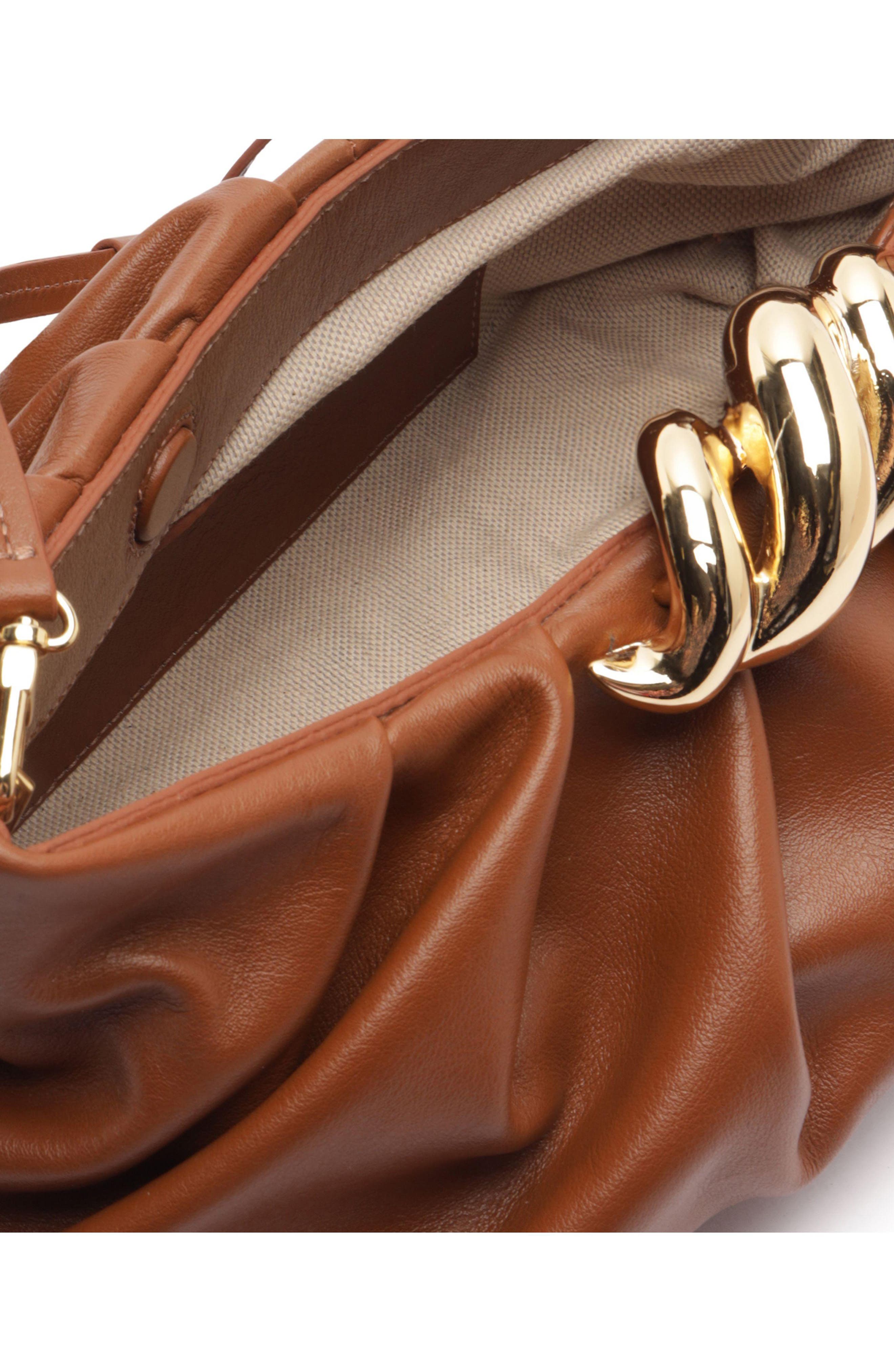 Caitlyn Medium Leather Pouch, Alternate, color, SOUL NATURAL