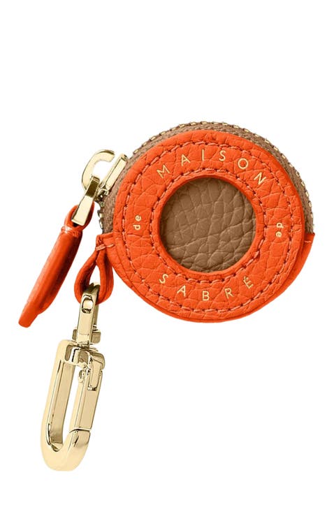 Leather AirTag Charm