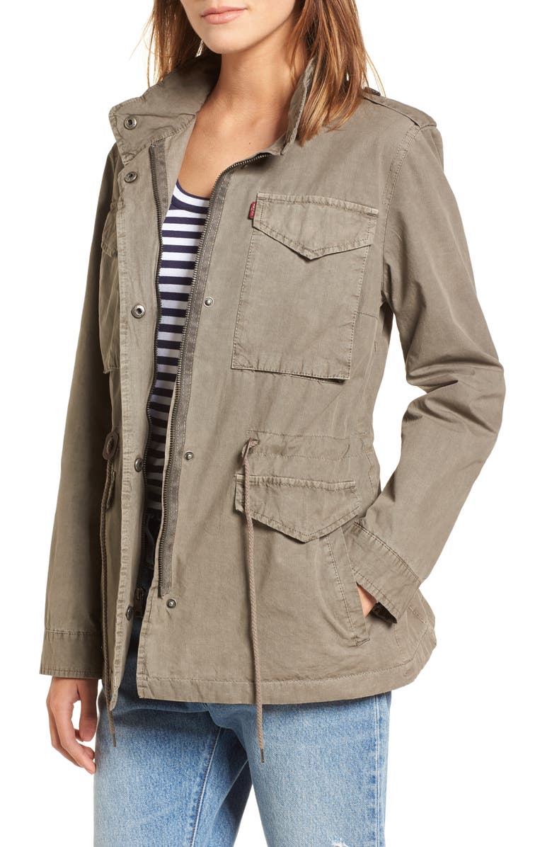 Levi's<sup>®</sup> Four-Pocket Military Jacket, Main, color, 