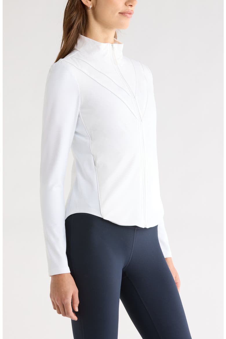 Tiebreaker Performance Hybrid Jacket, Alternate, color, WHITE