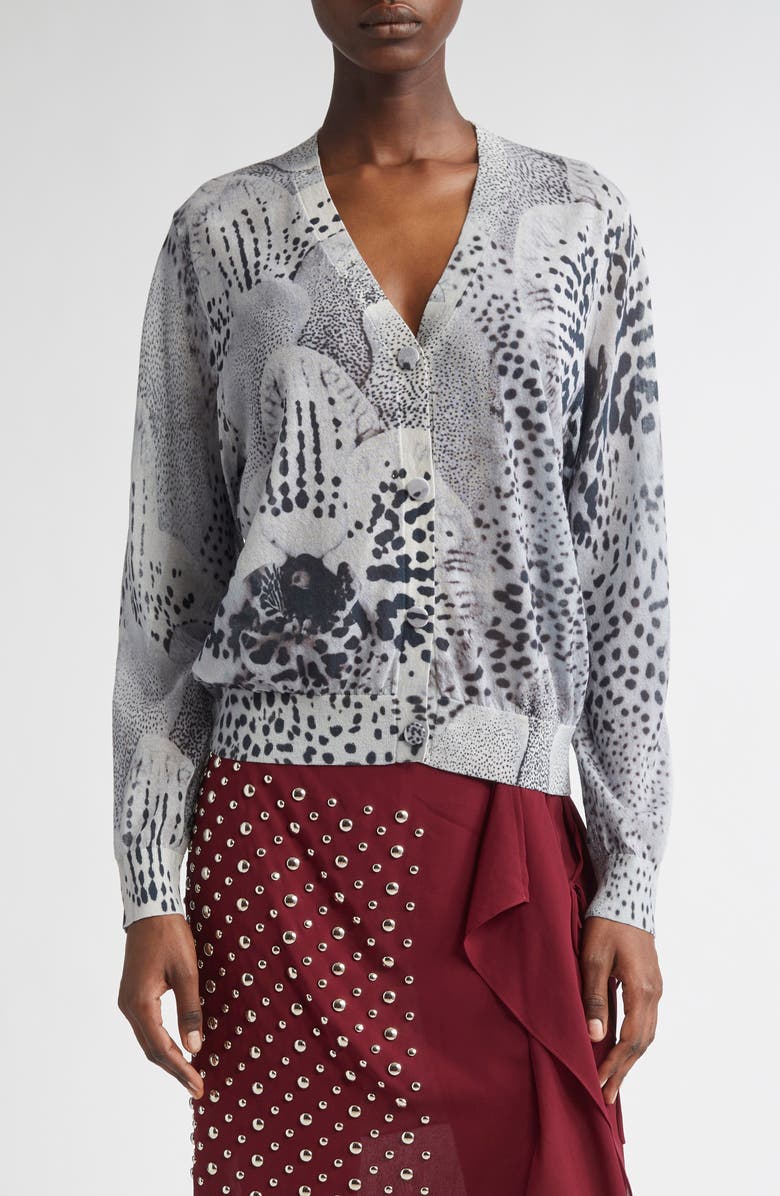 Dries Van Noten Talita Cotton Blend Cardigan, Main, color, 