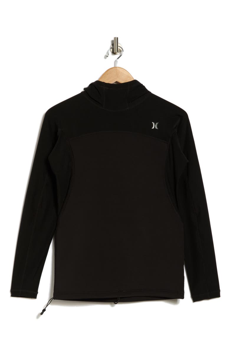 Hurley Coast Guard Long Sleeve Hooded Surf Top, Main, color, 