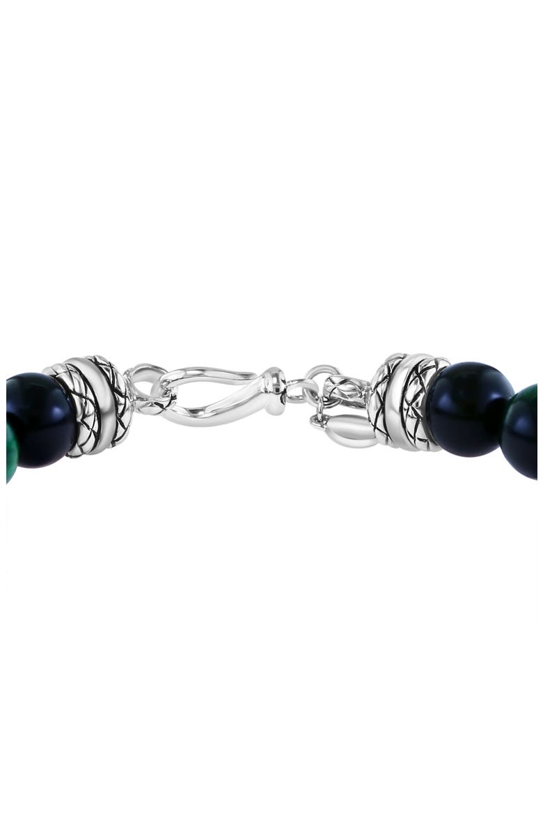 Men's Tiger Eye Beaded Bracelet, Alternate, color, MULTI