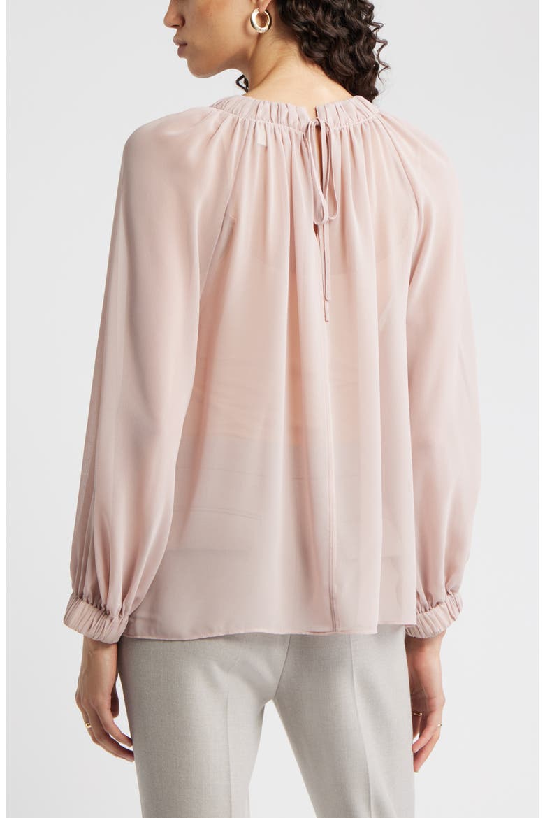 Flowy Chiffon Top, Alternate, color, PINK ADOBE