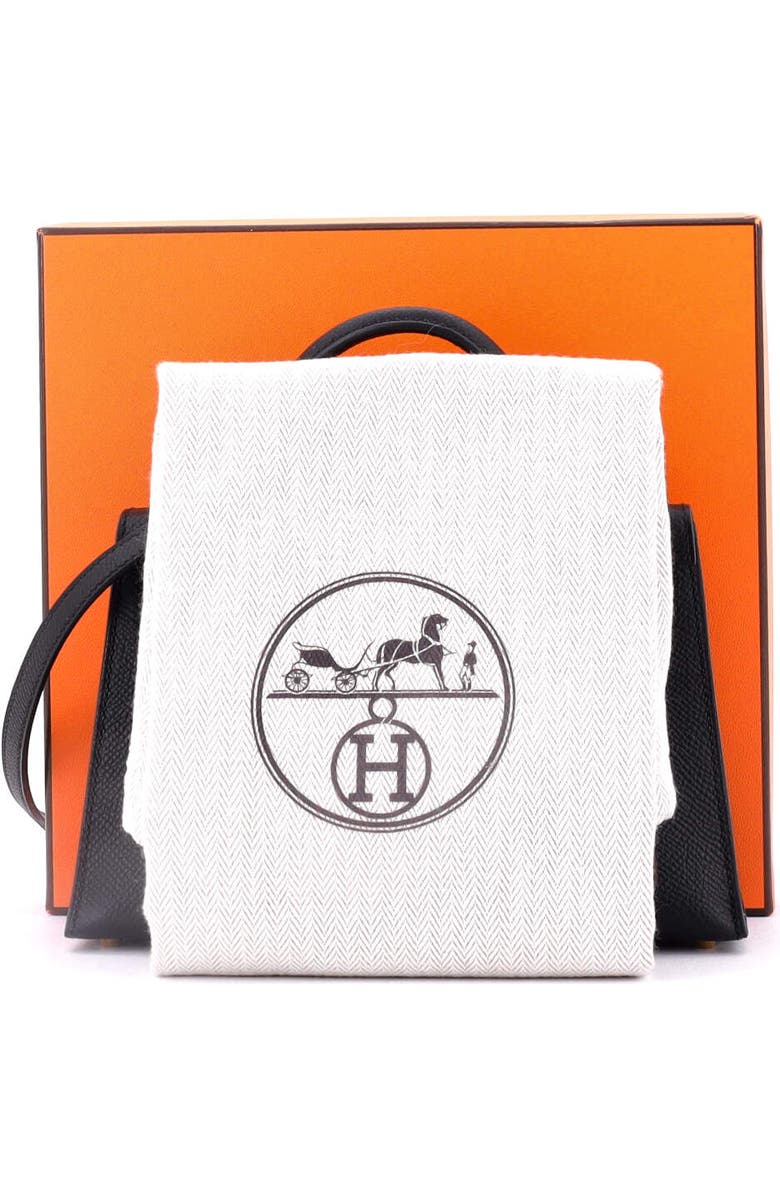 Pre-Owned Hermes Kelly Mini II Bag Black Epsom with Gold Hardware 20, Alternate, color, Noir