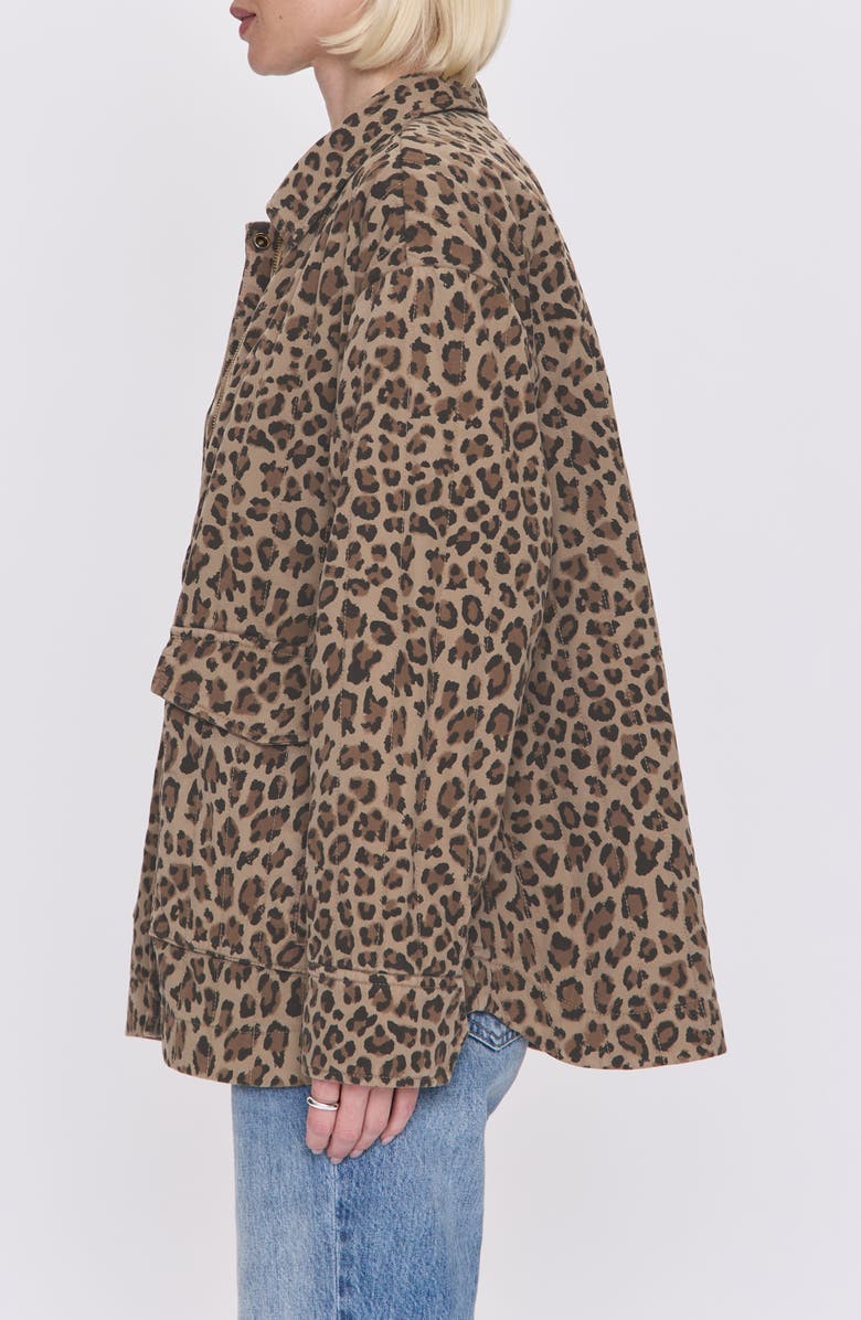 Pistola Cecile Quilted Denim Jacket, Alternate, color, Feline